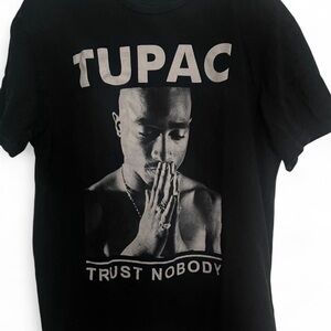 Black Tupac Graphic T-Shirt